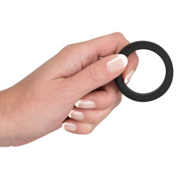 Black Velvets Cockring Velvet Ring L Noir 38mm